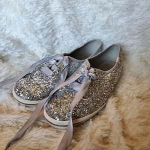 Kate Spade x Keds glitter sneakers